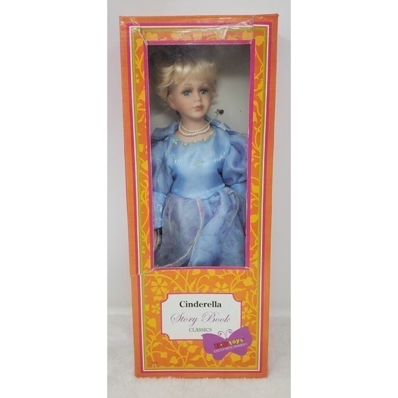 Disney Cinderella Story Book Classics Doll KB Toys Vintage NIB RARE - Picture 1 of 6